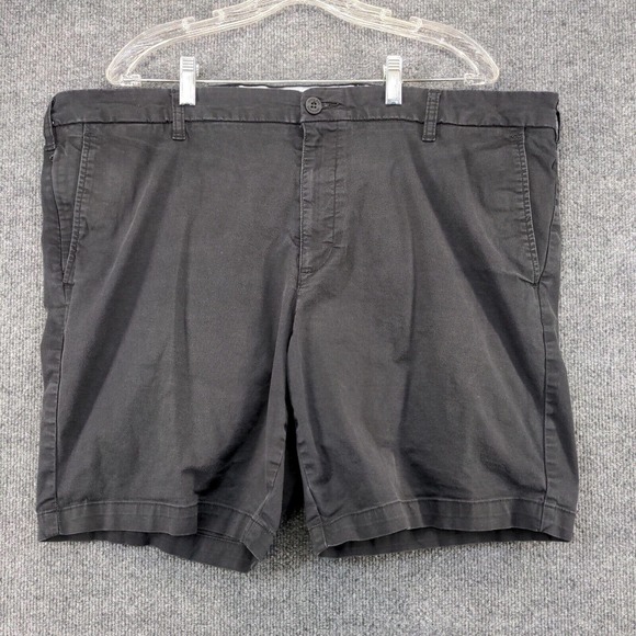 Dockers Mens Supreme Flex Ultimate Chino Shorts Black Size 44 Cotton Blend - Picture 2 of 14